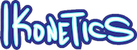 Ikonetics stylized text
